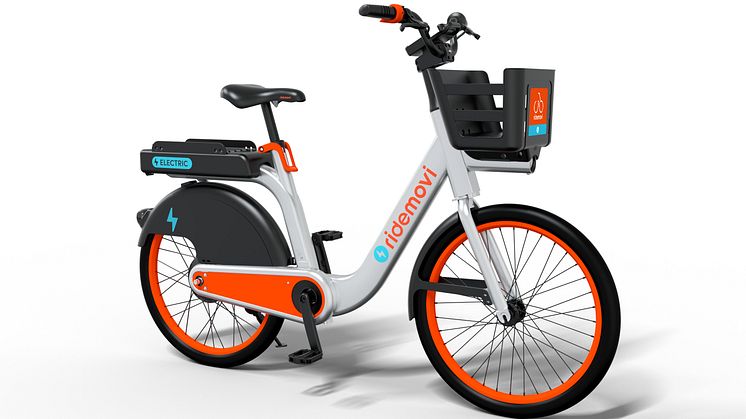 Ridemovi är ett av två företag som planerar att hyra ut även elcyklar i Göteborg i år. Illustration: Ridemovi