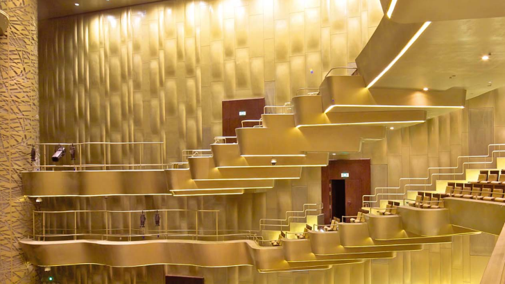 499 RadiPac fläktar från ebm-papst i ultramoderna Jinan Grand Theatre