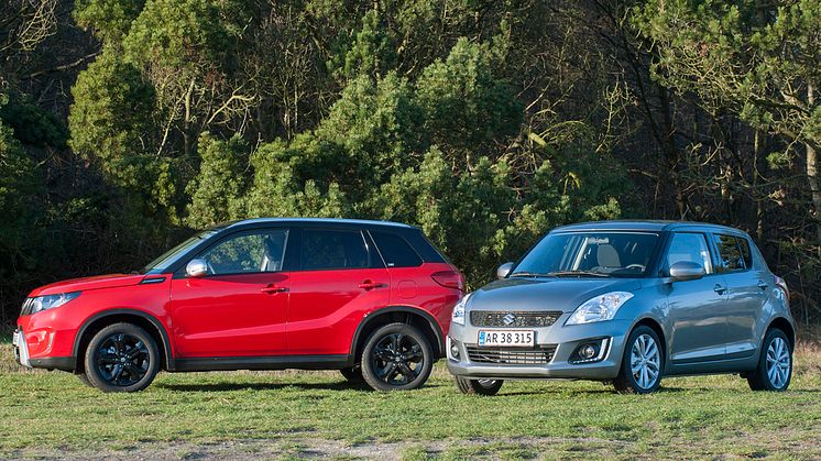 Suzuki Swift og Vitara leasing med lav udbetaling