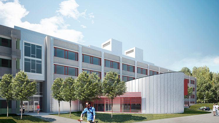Skiss Arrheniuslaboratoriet (hörsal), Stockholms universitet