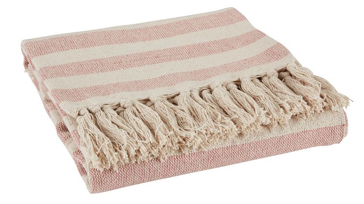 Plaid AMASONLILJE 130x170 roze`beige (17,50 euro)