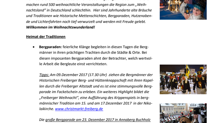 ERLEBNISHEIMAT ERZGEBIRGE – WIR SIND WEIHNACHTEN 