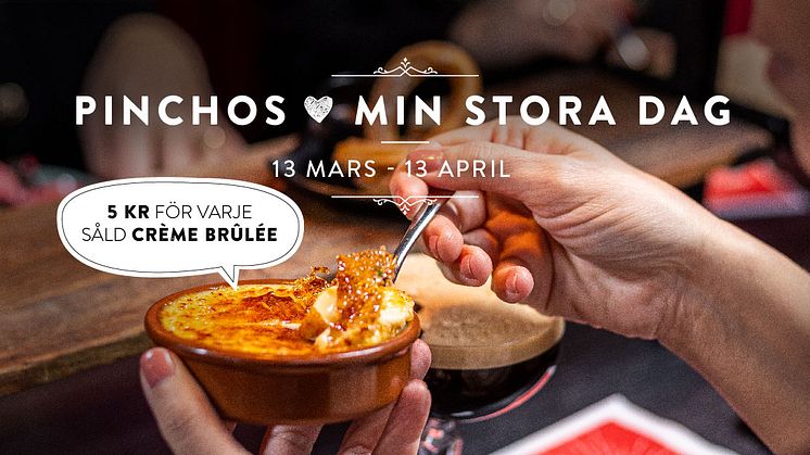 Pinchos stöttar Min Stora Dag 