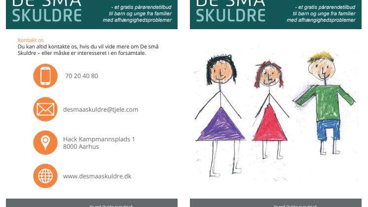 De små Skuldre - for børn og unge fra misbrugsfamilier