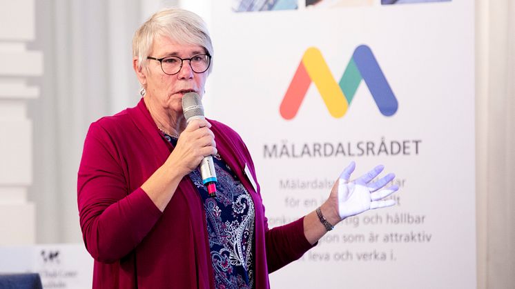 Monica Johansson (S) regionstyrelsens ordförande Region Sörmland och vice ordförande Mälardalsrådet