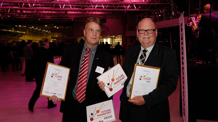 Öresundståg och Göteborgs Hamn vann Future Transport Award 