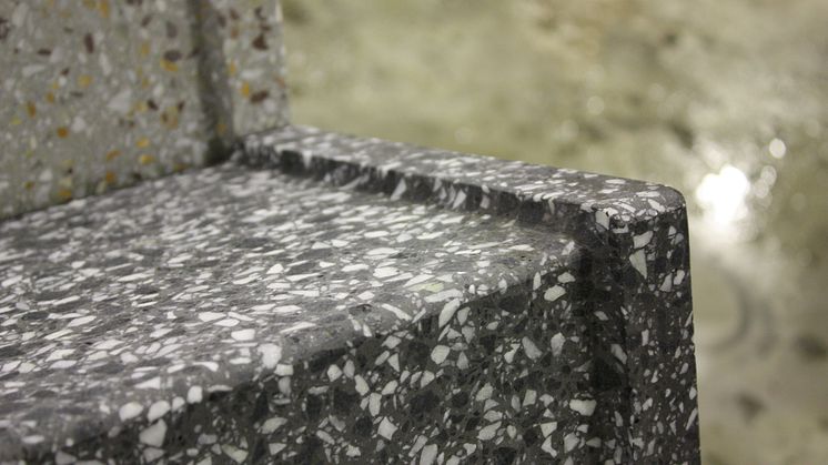 Terrazzoslipad trappa