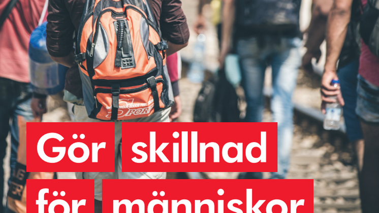 Gör skillnad för människor på flykt #vivillhjälpa