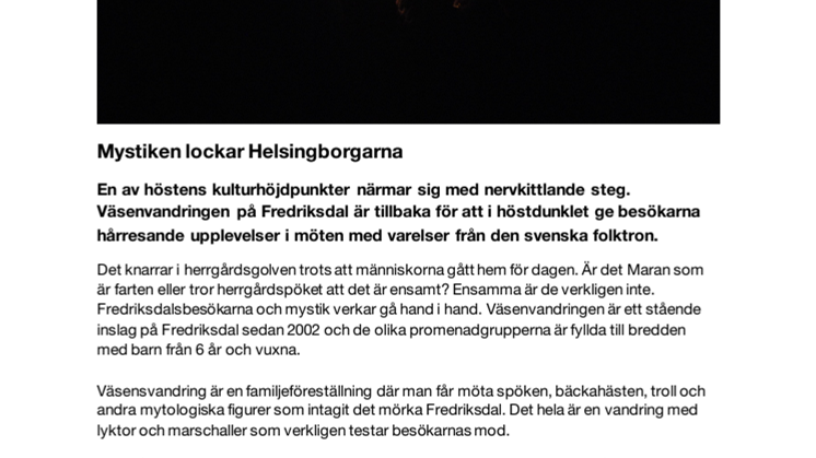 Mystiken lockar Helsingborgarna 