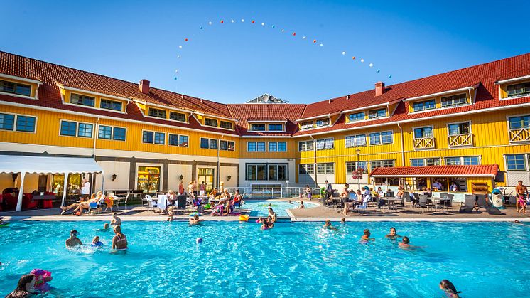 DE BESTE GJESTEOPPLEVELSENE: Nordic Choice Hotels scorer best i bransjen på lojalitet hos gjestene. Bassenget ved Quality Hotel Kristiansand frister det nok å besøke igjen.