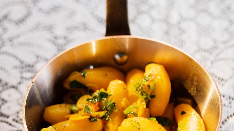 Månadens recept i januari 2010: Saffranskokt potatis 