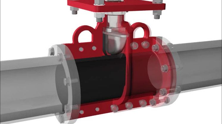 Animation of PVG general line pinch valves