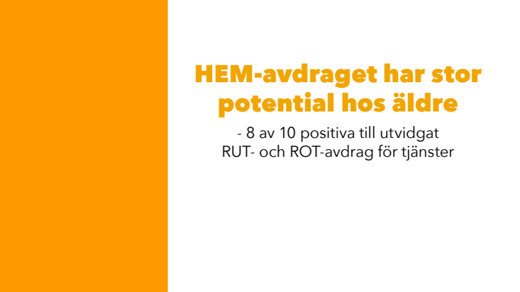 Rapport om HEM-avdraget