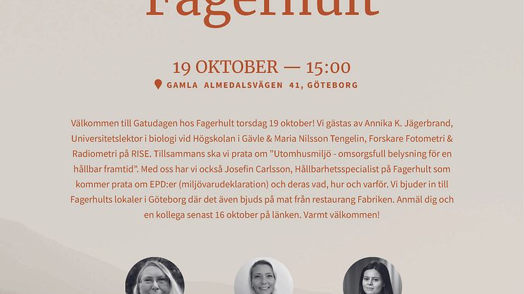 Fagerhults Gatudag 19 oktober 2023