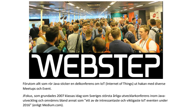 Trångbott på årets version av JFokus 2016