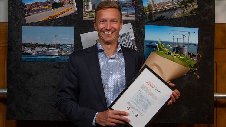 VA SYD tilldelas utmärkelsen årets Fastighetspartner 2021
