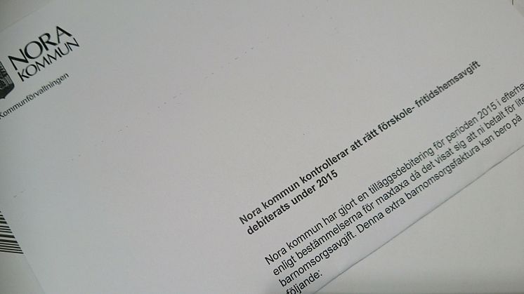 Kontrollen klar av barnomsorgsavgifter 2015!