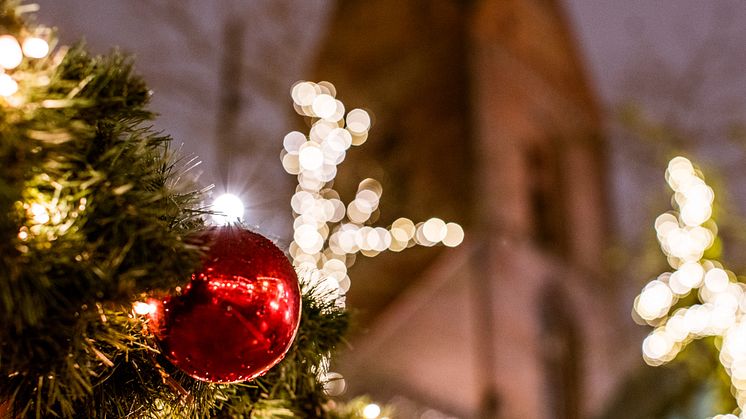 Anwohner*innen und Gewerbetreibende kommen am 24. November zusammen und schmücken gemeinsam einen festlichen Weihnachtsbaum für die Schloßstraße.