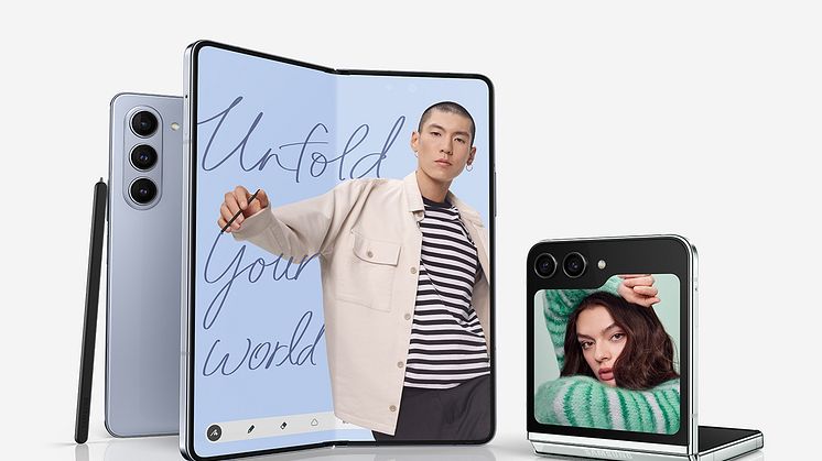 Tässä ovat Samsungin uudet Galaxy Z Flip5 ja Galaxy Z Fold5 -älypuhelimet: joustavuutta ja monipuolisuutta ilman kompromisseja