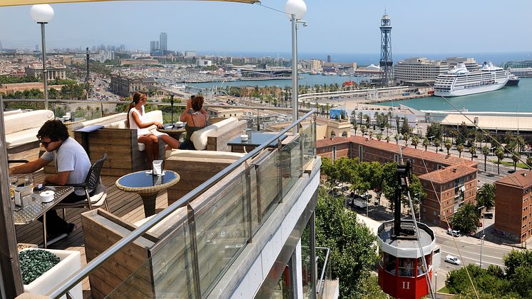 Panoramic views. Mirador de l’Alcalde.Montjuïc. ©Turisme de Barcelona