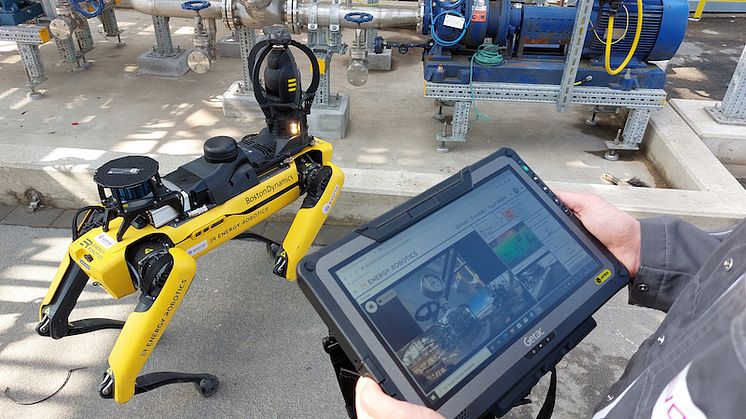 Getac F110-EX: Sicherheit für automatisierte Inspektionsrouten im Evonik-Innovation Project   Bild: Evonik