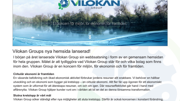 Vilokan Groups nya hemsida lanserad!