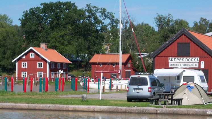Utbyggnad av Skeppsdockans Camping vid  Göta kanal i Söderköping 