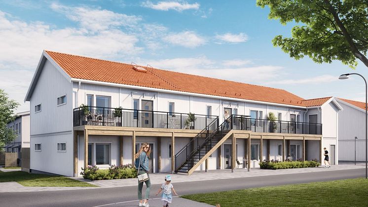 Brf Klangagården - 3D-bild av huset
