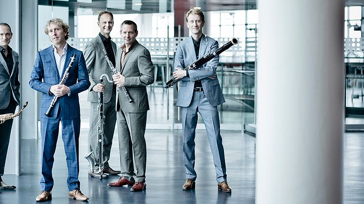 Calefax Reed Quintet gästar Landskrona, Helsingborg, Falkenberg och Laholm i februari.
