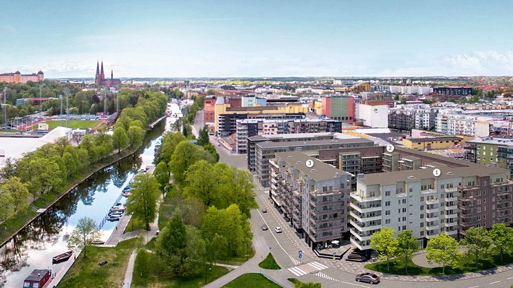 Pressinbjudan: Första spadtaget för kvarteret Åsikten Södra i Uppsala
