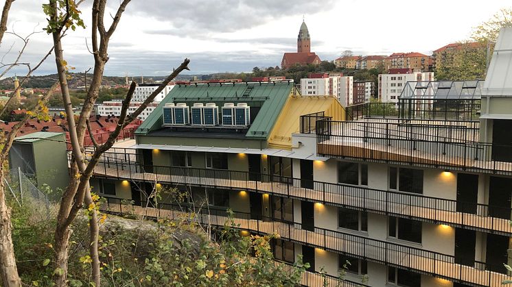 Godhems Backe från berget