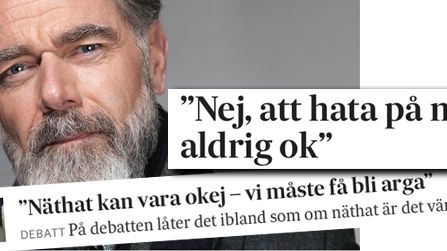 Replik i SvD Debatt: Nej, att hata på nätet är aldrig ok.