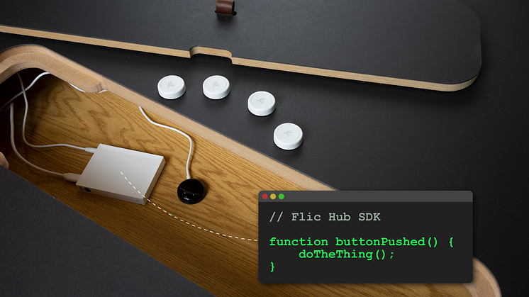 Flic Hub SDK puts your logic on the Flic Hub