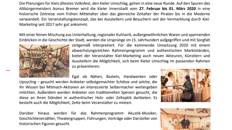 Countdown bis 12.12.: Künstler und Aussteller für den Kieler Umschlag 2020 gesucht