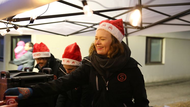Julegrantenning på Kringsjå Studentby 