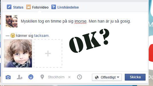 Berövar jag barnen deras uppväxt om jag inte lägger ut bilder på dem på Facebook?