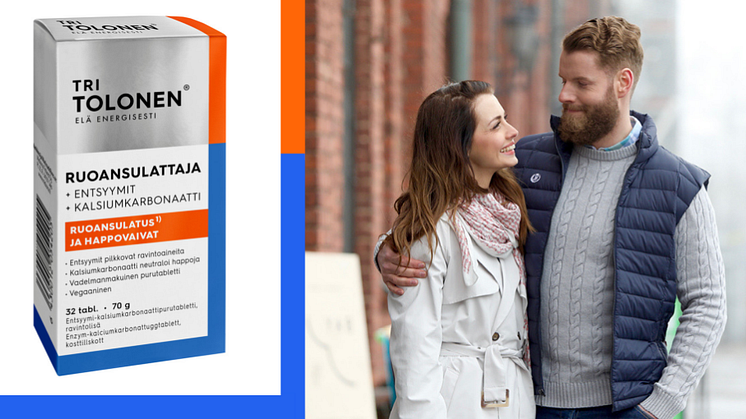 Helpotusta vatsalle – Tri Tolonen Ruoansulattaja nyt kaupoista ympäri Suomen!