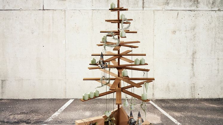 Habitree Weihnachtsbaum aus Kebony Holz