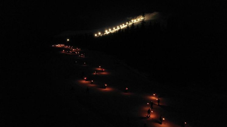 Fackeltåg i Lofsdalen