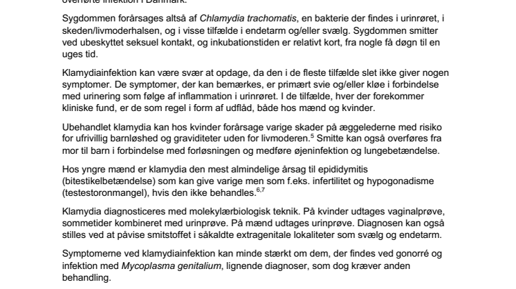 Fakta om klamydia