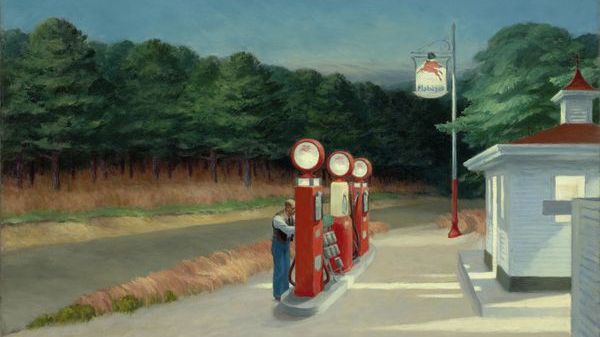 Edward Hopper, Gas, 1940©Heirs of Josephine Hopper : 2019, ProLitteris, Zurich 