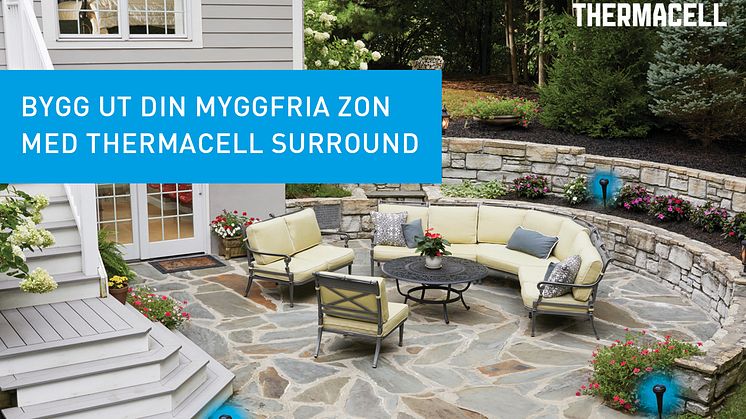 Bygg ut din myggfria zon med Thermacell Surround