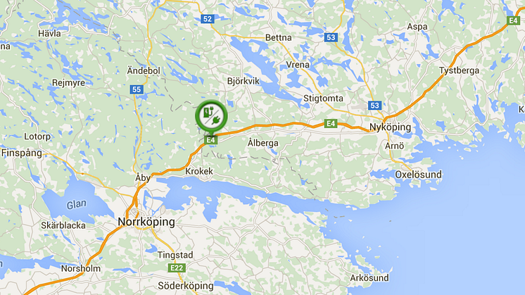 Ny snabbladdare till elbilar i Stavsjö