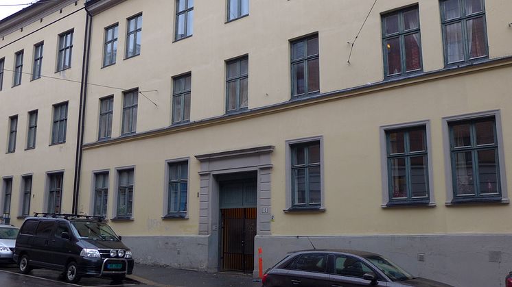 Før rehabilitering: Welhavens gate 15 og 13