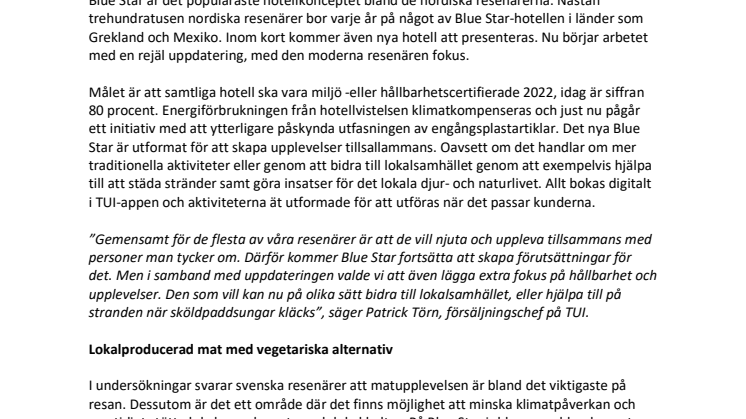 Populäraste hotellkonceptet uppdateras med hållbarhet och upplevelser i fokus
