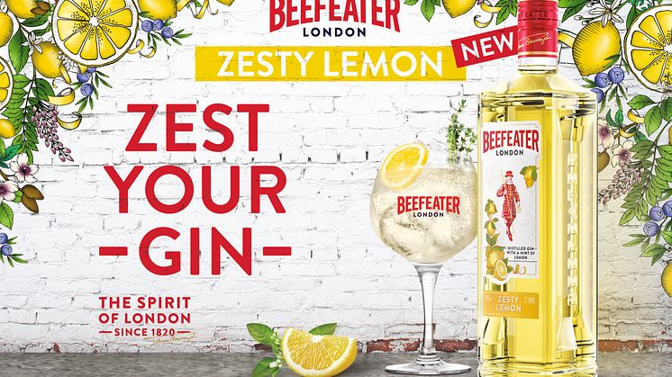 New Beefeater Zesty Lemon Gin 