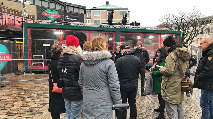 Företrädare för Lunds kommun, Handelsföreningen i Lund och polisen berättade idag om förberedelserna inför att Musikhjälpenveckan inleds i Lund på måndag.
