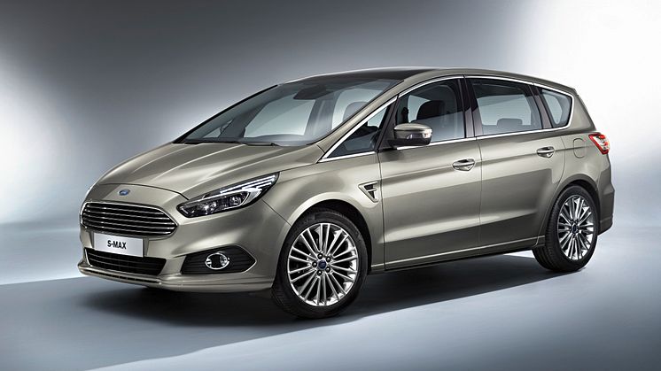 Ford julkistaa täysin uuden S-MAXin; urheilullisessa tila-autossa nyt enemmän tyyliä, teknologiaa ja ajamisen iloa 