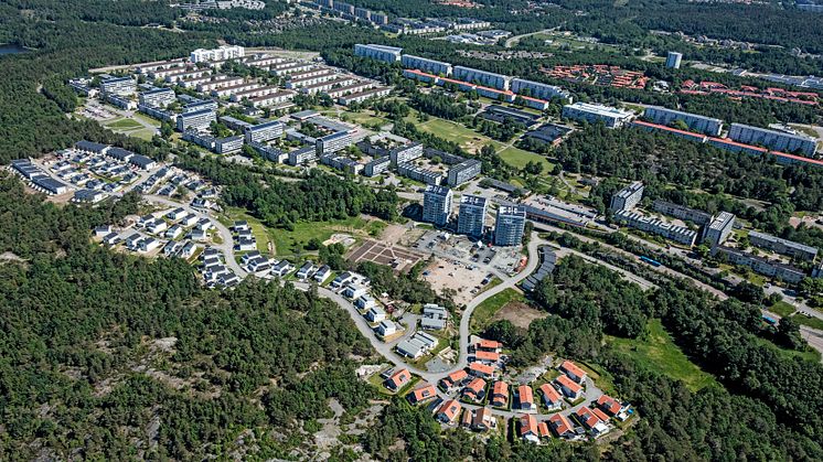 Nya Gårdsten med fler bostäder i blandade upplåtelseformer. 