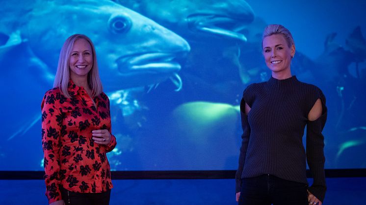 Renate Larsen (NSC) and Gunhild Stordalen (EAT)